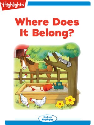 cover image of Where Does It Belong?